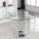Mesa de comedor redonda de cristal Runa
