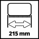 Cepillo de nylon para piedra barredora peinadora Einhell
