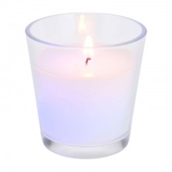 Vela citronela LED cristal cambia color