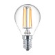 Bombilla esférica LED E14 470lm 4000K Fil