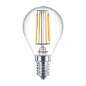 Bombilla esférica LED E14 470lm 4000K Fil