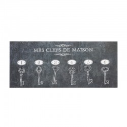 Cuelga llaves decorativo de MDF 44x19cm
