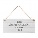 Placa metálica decorativa 30,5cm