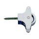 Poleas inox rodillo Zamak y tirafondo