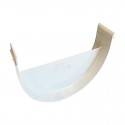 Tapa de accesorio circular blanca universal 125mm