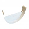 Tapa de accesorio circular blanca universal 125mm