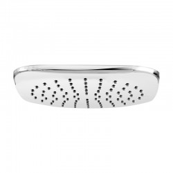Rociador de ducha cuadrado cromo 22,5cm