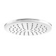 Rociador de ducha cromo/blanco 22.5cm