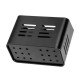 Escurre cubiertos de metal negro 16x9x13,5cm Baco