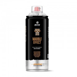 Spray de pintura efecto mármol blanco 400ml Montana