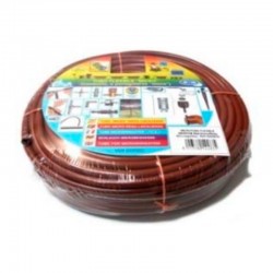 Microtubo flexible marrón goteo 4mmx25m