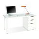 Mesa escritorio blanca reversible Sansa