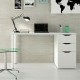 Mesa escritorio blanca reversible Sansa