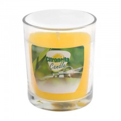 Vela citronela en vaso de vidrio 5x7cm