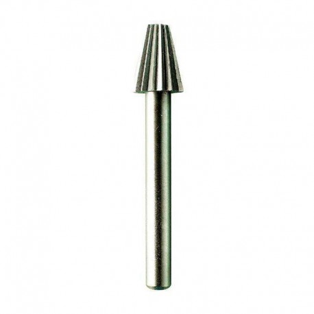 Fresa tornero de acero cónica 6 y 3mm
