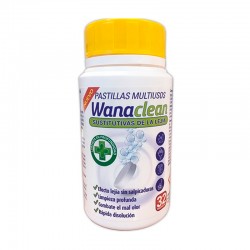 Pastillas multiusos sustitutivas de lejía 32uds. Wanaclean Bolaseca