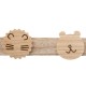 Colgador de madera animales 4 ganchos
