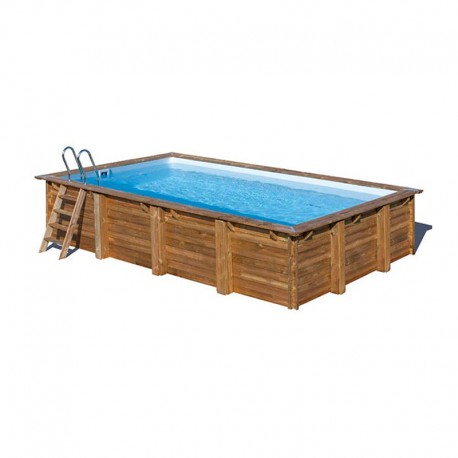 Piscina rectangular de madera Evora Sunbay Gre