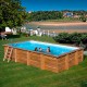 Piscina rectangular de madera Evora Sunbay Gre
