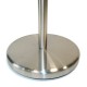 Toallero de pie de metal cromo con brazos
