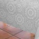 Mantel antimanchas Basile gris al corte