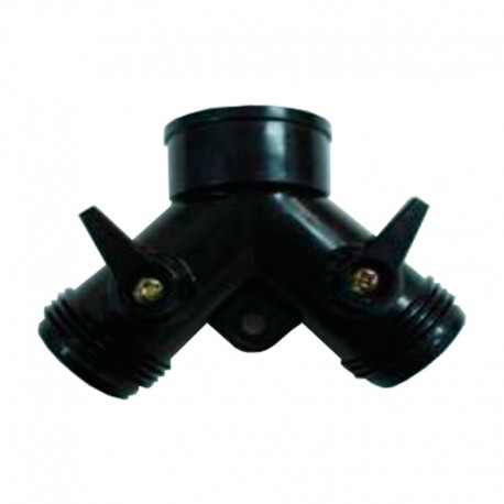 Y H 3/4" salida roscas M 3/4" plástico