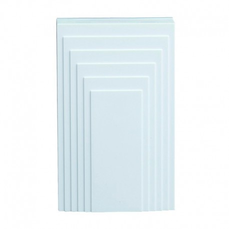Timbre musical rectangular 80db