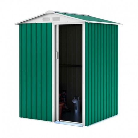 Cobertizo de metal verde Milton Gardiun