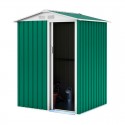 Cobertizo de metal verde Milton Gardiun