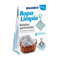 Bolsitas perfumadas para armarios ropa limpia 3uds. Bolaseca