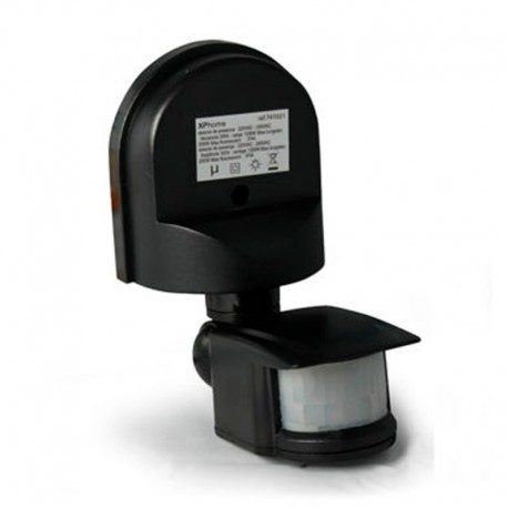 Detector de presencia exterior negro