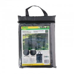 Funda protectora de plástico para mesa + sillas 210x210x90cm