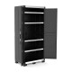 Armario alto XL PVC negro Garaje Keter