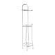 Portarrollos de metal cromado inox. baño