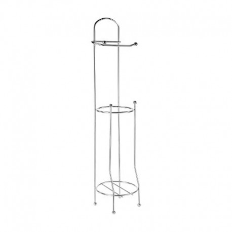 Portarrollos de metal cromado inox. baño