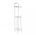 Portarrollos de metal cromado inox. baño