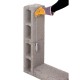 Plomada de acero con cable de nylon 3m