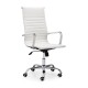 Silla de oficina polipiel blanca despacho