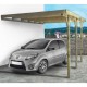 Cochera de madera Henri adosable Forest Style