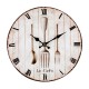 Reloj de pared MDF/metal vintage