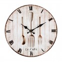 Reloj de pared MDF/metal vintage
