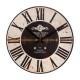 Reloj de pared MDF/metal vintage