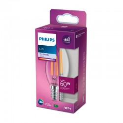 Bombilla vela LED filamento E14 6,5W 806lm 4000K