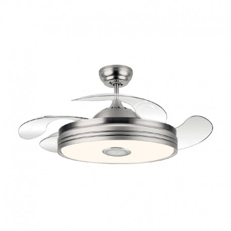 Ventilador de techo DC retráctil con altavoz-bluetooth Ø108cm Matanuska