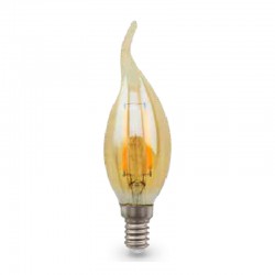 Bombilla vela LED Gold E14 4W 420lm