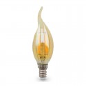 Bombilla vela LED Gold E14 4W 420lm