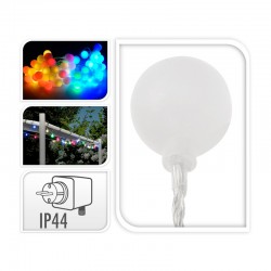 Guirnalda de 80 bolas LED multicolor 16m