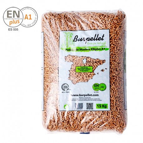 Saco de pellets 15kg Burpellet