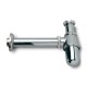 Sifón botella de latón cromado 1 1/4" 32mm para lavabo