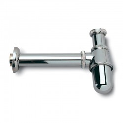 Sifón botella de latón cromado 1 1/4" 32mm para lavabo